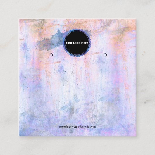 Créer votre carte d'affichage d'écoute de logo per (Devant)