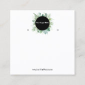 Créer votre carte d'affichage d'écoute de logo per (Devant)