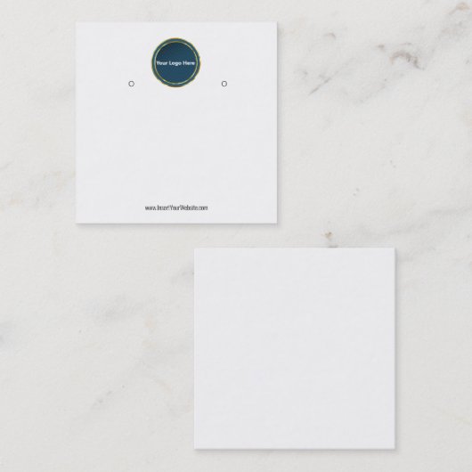 Créer votre carte d'affichage d'écoute de logo per (Devant / Derrière)