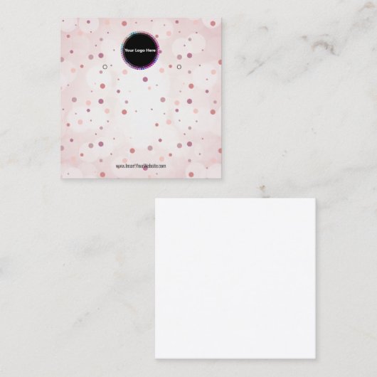 Créer votre carte d'affichage d'écoute de logo per (Devant / Derrière)