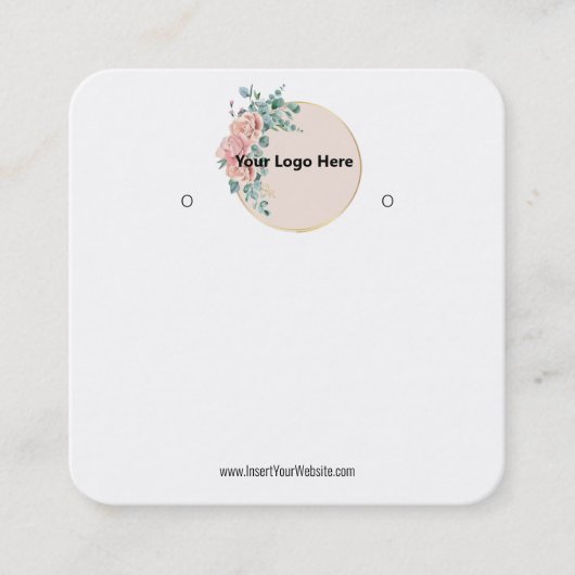 Créer votre carte d'affichage d'écoute de logo per (Devant)