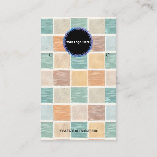 Créer votre carte d'affichage d'écoute de logo per (Devant)