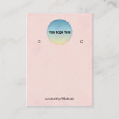 Créer votre carte d'affichage d'écoute de logo per (Devant)