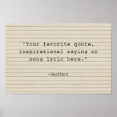 Créer votre propre affiche de devis (Devant)