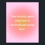 Créer votre propre affiche de devis<br><div class="desc">Créez votre propre devis d'illustration murale personnalisée. Caractéristiques typographie minimaliste de machine à écrire.</div>