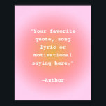 Créer votre propre affiche de devis<br><div class="desc">Créez votre propre devis d'illustration murale personnalisée. Caractéristiques typographie minimaliste de machine à écrire.</div>