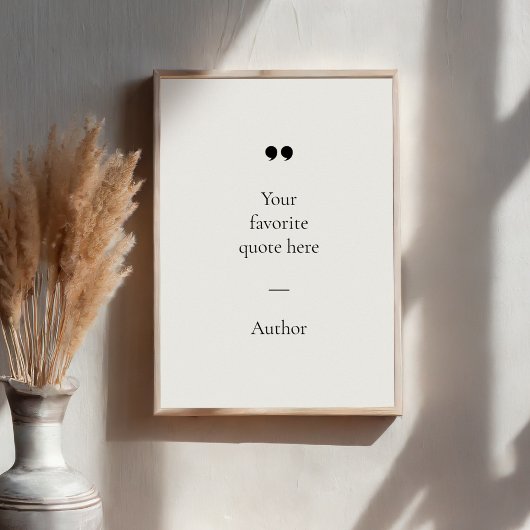 Créer votre propre affiche de devis