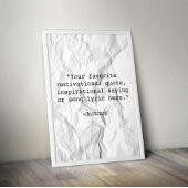 Créer votre propre affiche de devis