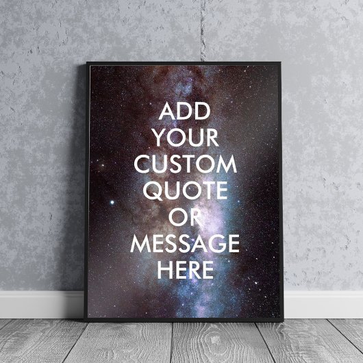 Créer votre propre affiche de devis