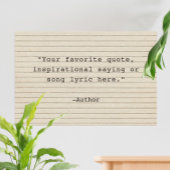 Créer votre propre affiche de devis