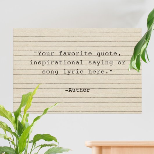 Créer votre propre affiche de devis