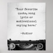 Créer votre propre affiche de devis de machine à é (Devant)