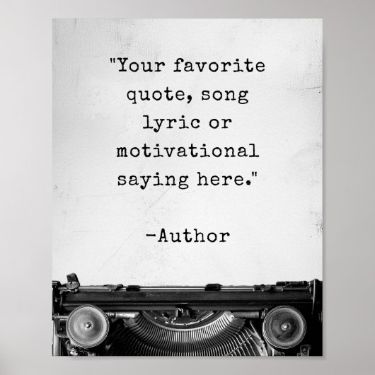 Créer votre propre affiche de devis de machine à é (Devant)