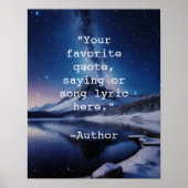 Créer votre propre affiche de devis de paysage nat (Devant)