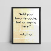 Créer votre propre affiche de devis motivationnel