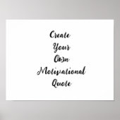 Créer votre propre affiche de devis motivationnel (Devant)