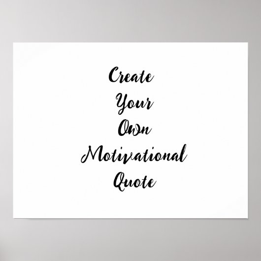 Créer votre propre affiche de devis motivationnel (Devant)