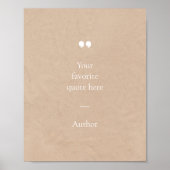 Créer votre propre affiche de devis personnalisée (Devant)