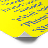 Créer votre propre affiche d'entreprise (Coin)