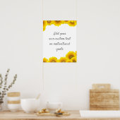 Créer votre propre affiche personnalisée - Fleurs  (Cuisine)