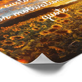 Créer votre propre affiche personnalisée - Fleurs  (Coin)