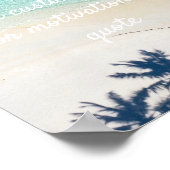 Créer votre propre affiche personnalisée - Plage (Coin)