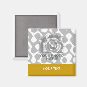 Créer votre propre aimant Carré horizontal (Recto/Verso)