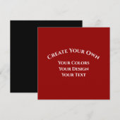 Créer votre propre carte (Devant / Derrière)