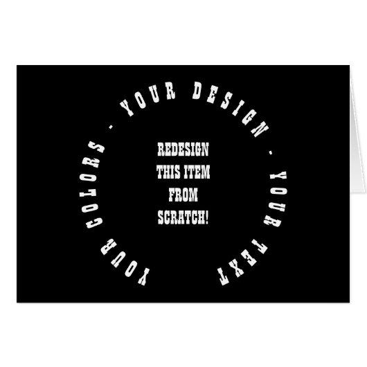 Créer votre propre carte de menu (Devant horizontal)