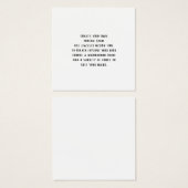 Créer votre propre carte de profil (Devant & derrière)