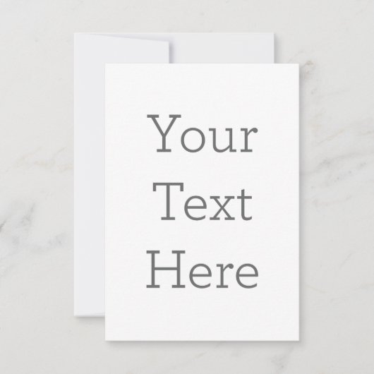 Carte de remerciements simple 8.9 cm x 12.7 cm (Devant)