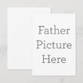 Carte de remerciements simple 8.9 cm x 12.7 cm (Devant / Derrière)