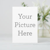 Carte de remerciements simple 8.9 cm x 12.7 cm (Debout devant)