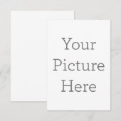 Carte de remerciements simple 8.9 cm x 12.7 cm (Devant / Derrière)