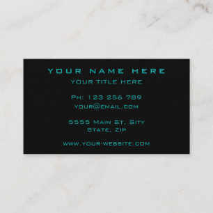 Créer votre propre Carte de visite professionnel -