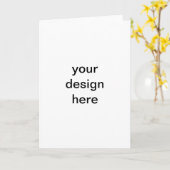 créer votre propre carte de voeux (Fleur jaune)