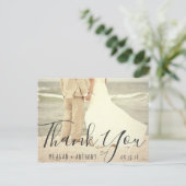 Créer votre propre carte postale Merci photo Maria (Debout devant)