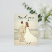 Créer votre propre carte postale Merci photo Maria (Debout devant)