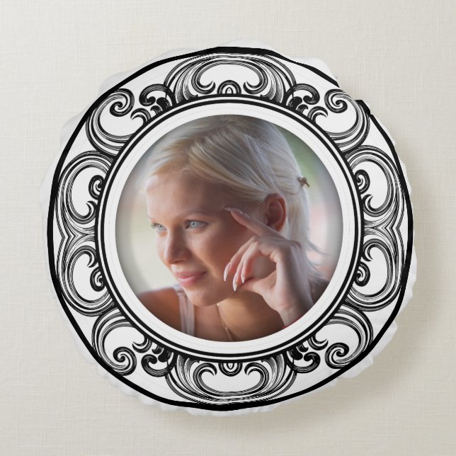 Créer-Votre-Propre coussin baroque de mode de (Dos)