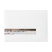 créer votre propre enveloppe autour des étiquettes (Devant)