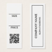 Créer votre propre étiquette de prix de code QR de (Devant & derrière)