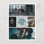 Créer votre propre photo de fitness Carte postale (Devant)