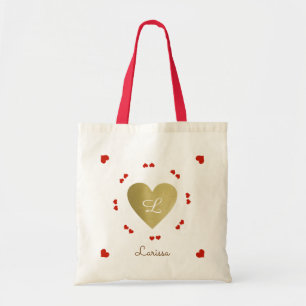 créer votre propre sac fourre-tout de coeur d'amou