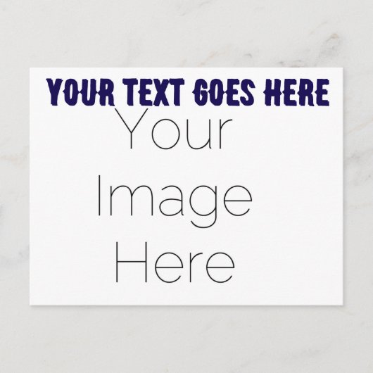 créer votre propre texte photo Carte postale (Devant)