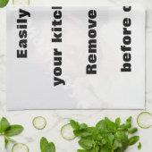 Créez facilement votre photo serviette de cuisine (Plié)