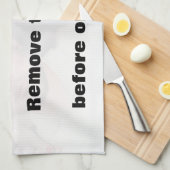 Créez facilement votre photo serviette de cuisine (Quart Plié)