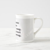 Créez facilement votre propre photo Bone China mug (Droite)