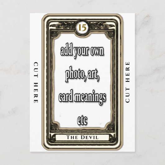 Créez La Carte Devil Tarot (Devant)