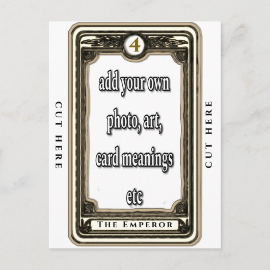 Créez La Carte Tarot Empereur (Devant)