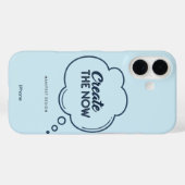 Créez le Maintenant - Coque iPhone 16 (Verso (horizontal))